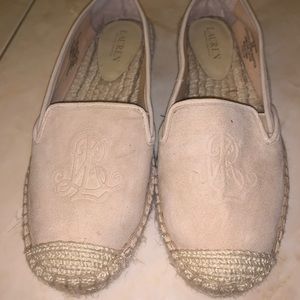 Ralph Lauren Suede Espadrille Flats